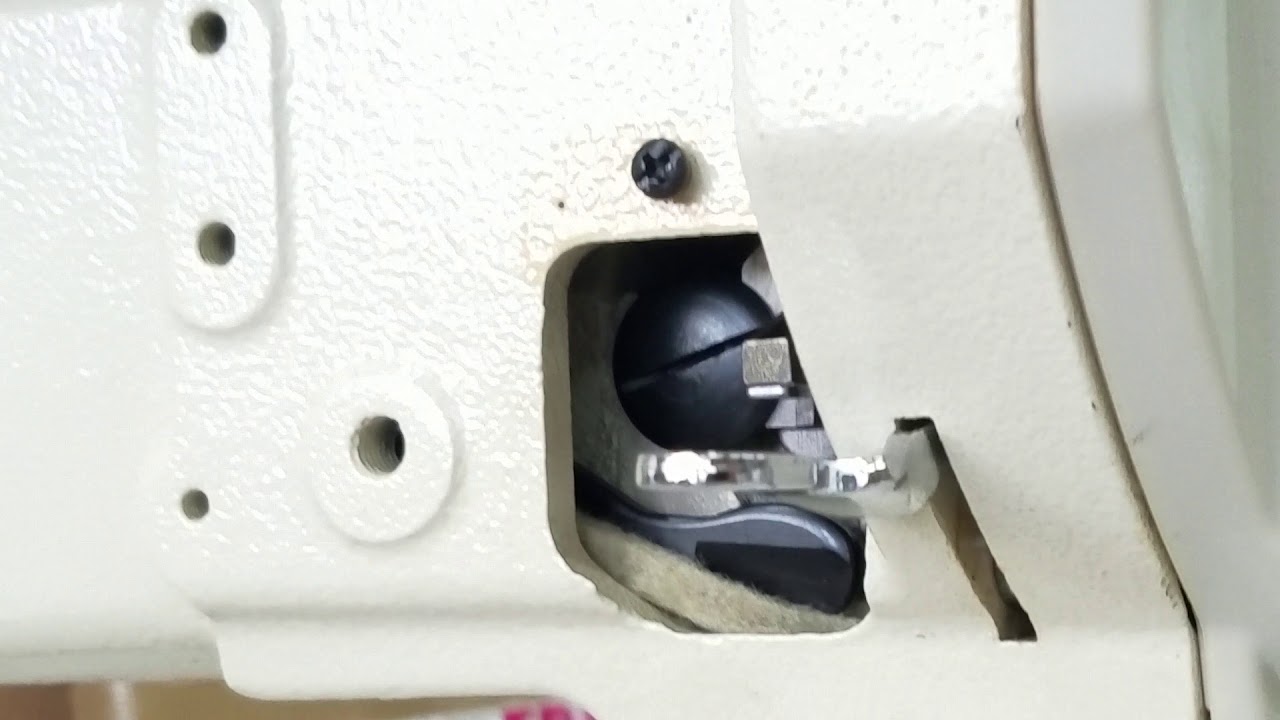 Juki/Speedway 1341 type cylinder machine rear presser foot leveling