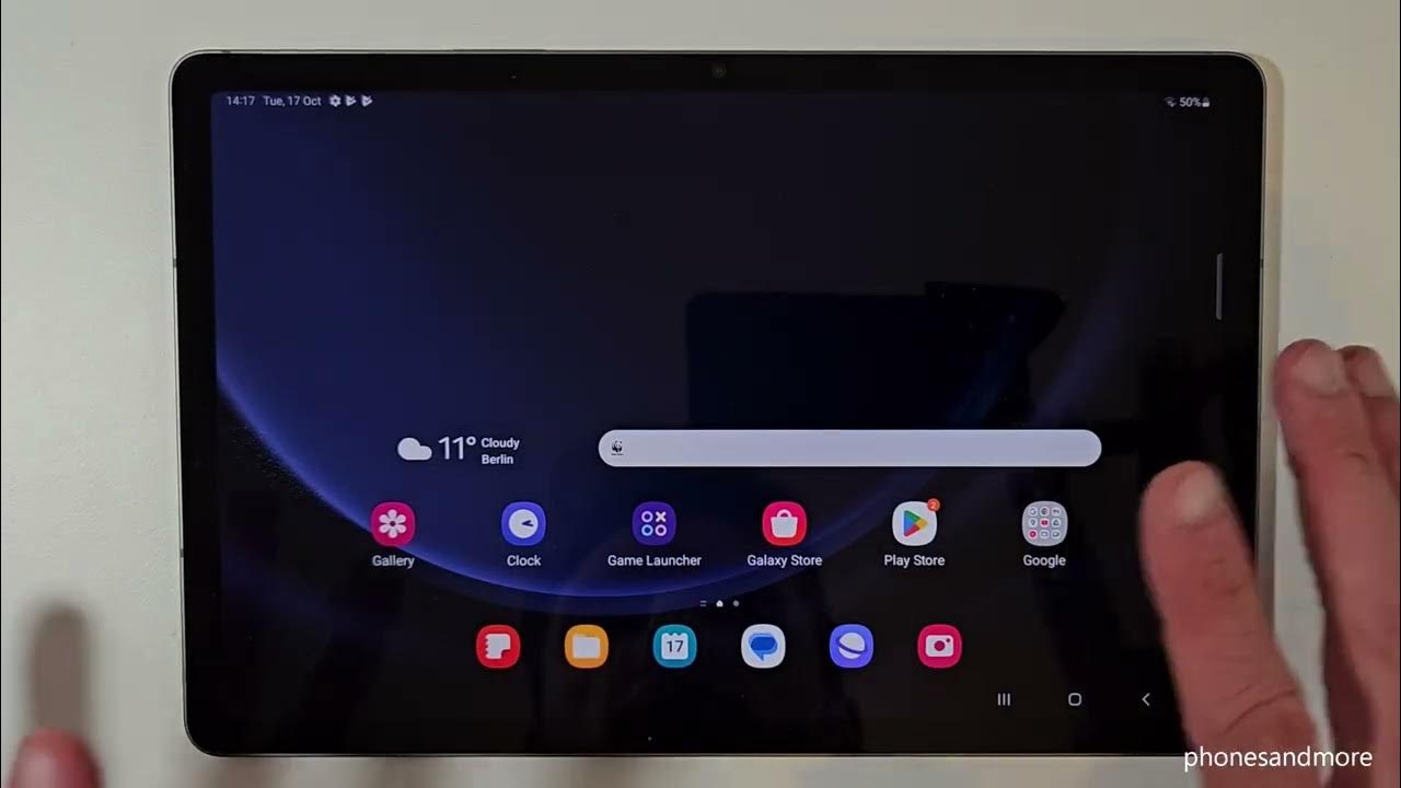 Samsung Galaxy Tab S9 How to set up the time to the Screen Timeout