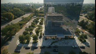 40-Story Glass Skyscraper Construction Timelapse | From Raw Land to Iconic Tower