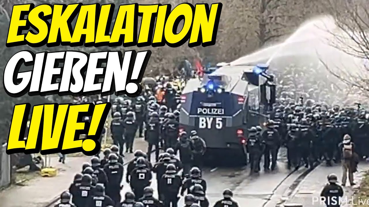 LIVE ❗️ Gießen AUSNAHMEZUSTAND Es Eskaliert! 😱 Linke Antifa DGB Demo & AfD Jugend 29.11.2025