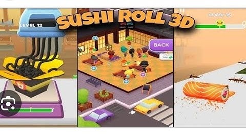 Sushi Roll 3D New #gameplay #walkthrough android (iOS)#youtubeviralvideo #youtubegaming #likeforlike