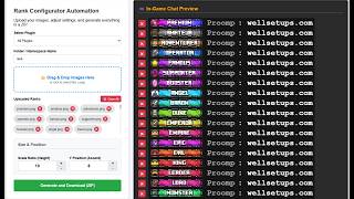 Minecraft Rank Tag Config Generator (ItemsAdder, Nexo, Oraxen, Vanilla, LuckPerms)