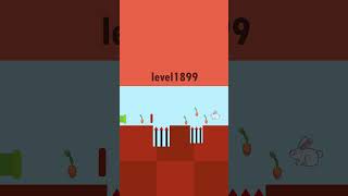 The rabbit overcomes all obstacles. Perfect Loop Animation