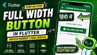 Details How to Create a Full Width Button in Flutter Android App | Flutter Layout Tutorial | IT WALA Update