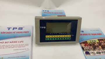 Hướng dẫn hiệu chuẩn đầu cân TPS GC