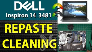 How to Repaste and Clean Dell Inspiron 14 3481 (Reg. P89g) Laptop - Step-by-Step✅