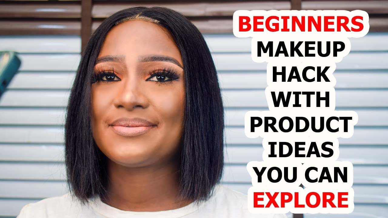 Begineers Makeup Tutorial step by step, with products ideas you can explore.