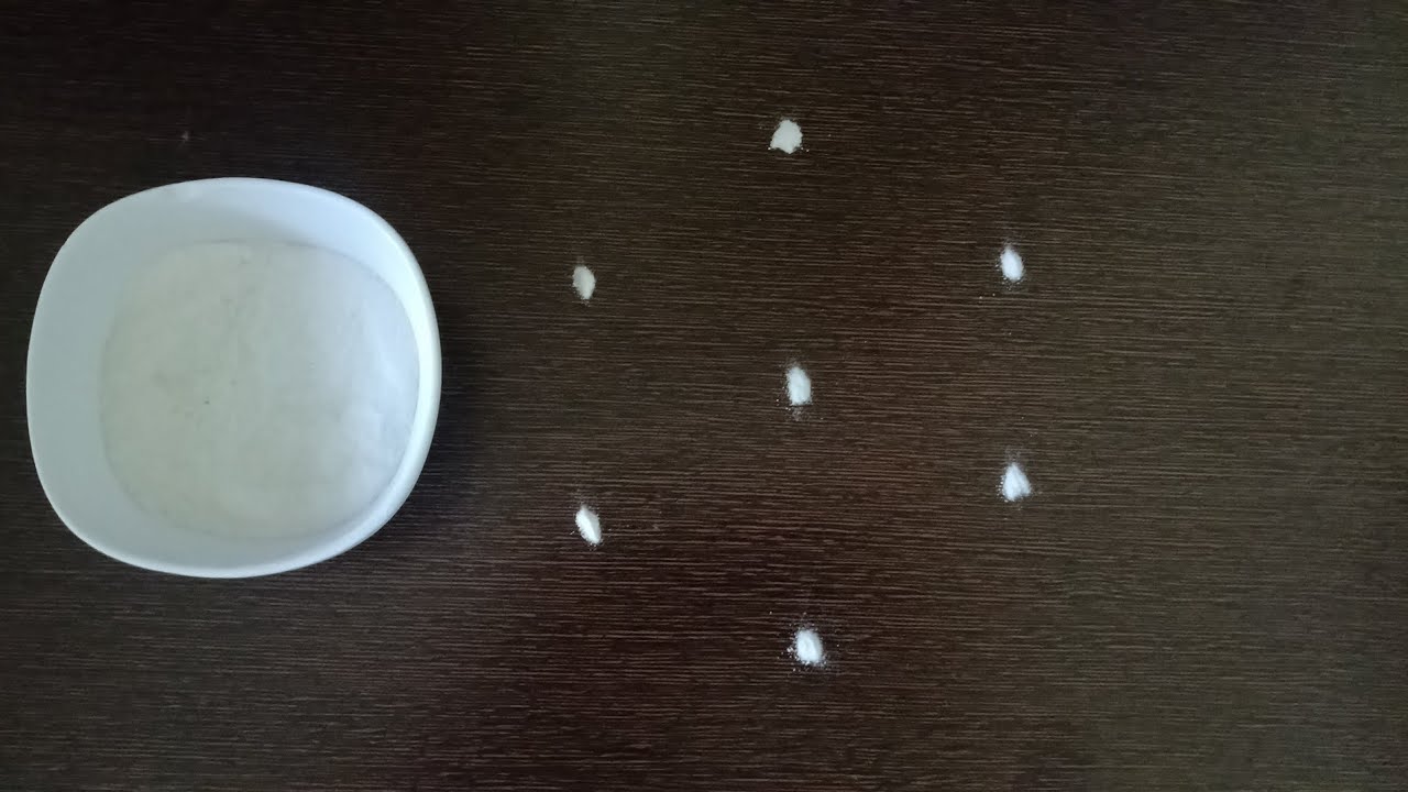 🌺3*2dots simple design rangoli/beautiful flower rangoli/festival rangoli/Kolam/daily small muggulu