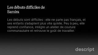 Parcours Migratoire De Samira
