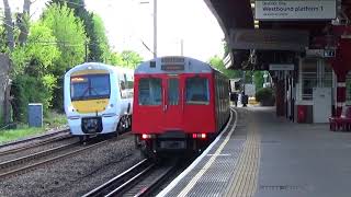 London Underground D Stock 7126 and 7035 at Upminster Bridge