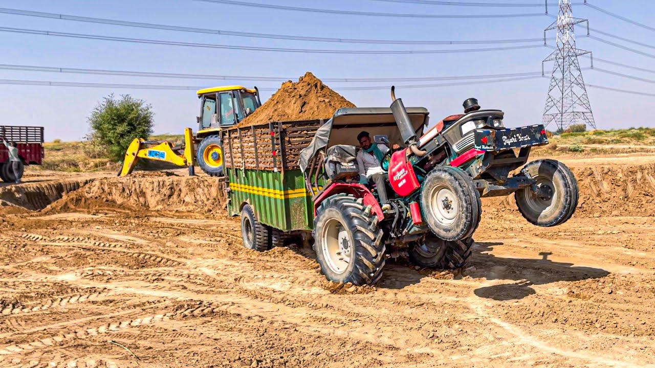 आज पता चला की अर्जुन को अर्जुन वेली क्यो कहते हैं MAHINDRA ARJUN 555 DI FULL LODING TROLLEY 