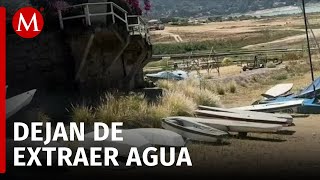 Detienen extracción de agua por sequía en la presa de Valle de Bravo