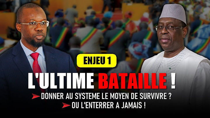 Législatives 2024/ENJEU 1 ...la dernière carte du Système ?