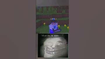 Minecraft troll face #shorts #phonk #meme #scary #fyp