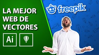 🔷 FREEPIK - Cómo y dónde bajar VECTORES GRATIS 😃 Aprender a DESCARGAR YA 🚀