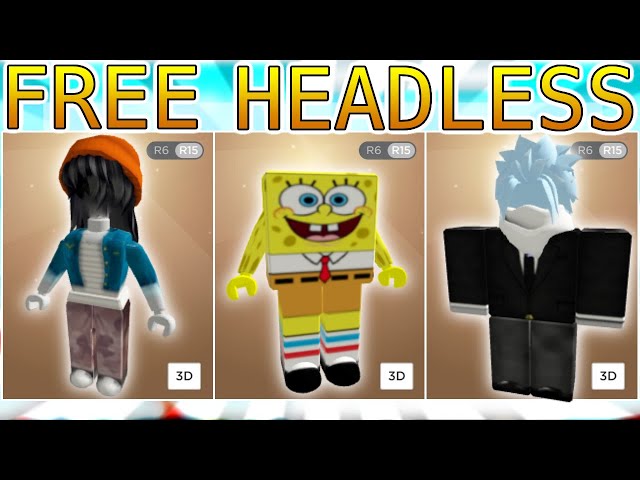 Rate the fake headless : r/RobloxAvatars