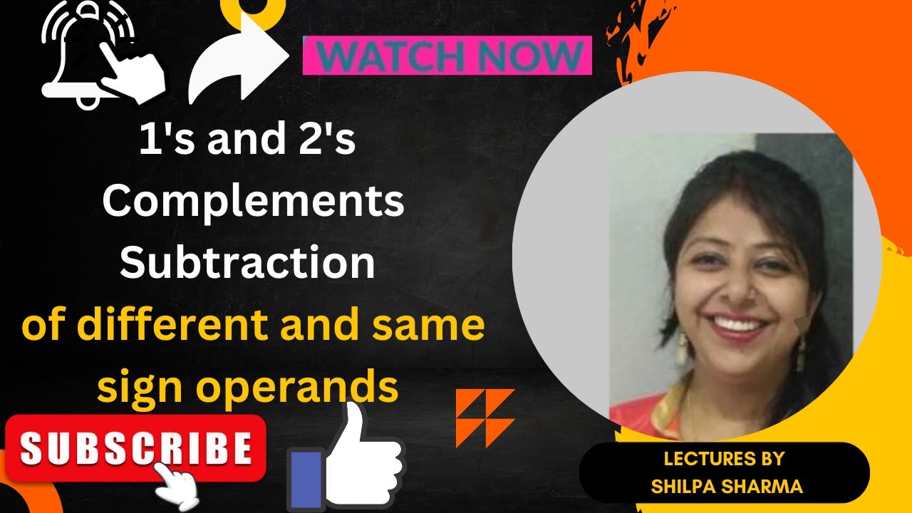 subtraction using 1's and 2's complement| GGSIPU|AKTU| - YouTube