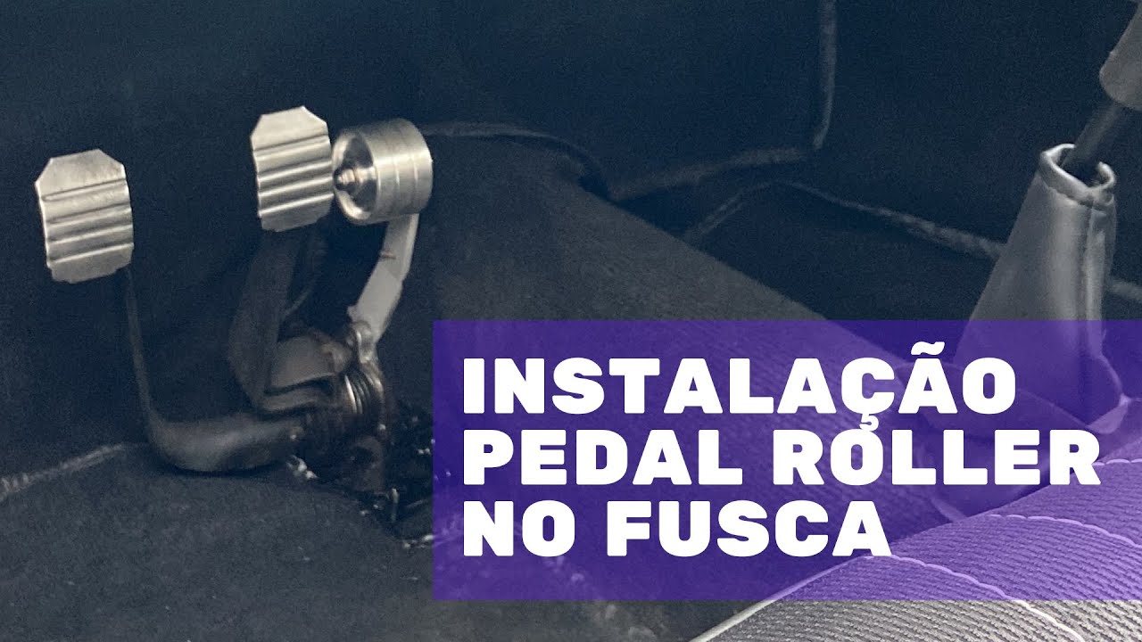 Como instalar pedal ROLLER no Fusca - YouTube