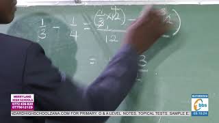 #SOMERAMUDDIIROLYO: P.7 Mathematics, Fractions