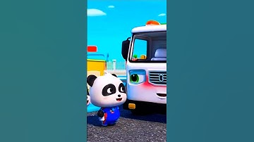 A Hard-working Garbage Truck Danny|😱 #cartoon #animation #baby #fun #youtube #shortsfeed #shorts