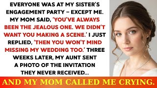 Everyone Was At My Sister’S Engagement Party — Except Me. My Mom Said...