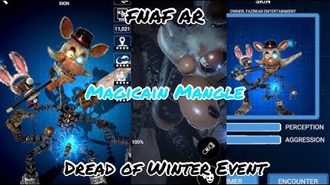 FNAF AR | Fighting Magician Mangle by a lure | Dread of Winter Event |