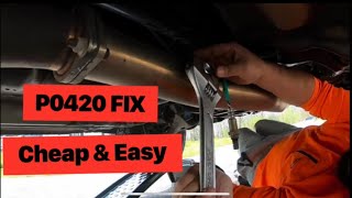 How to fix P0420 code with non Fowlers (cheap & easy)