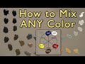 How to mix any color  no talent method  oil painting instruction
