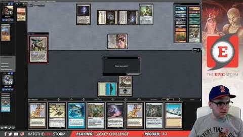 Legacy Challenge - 07/18/20 - Round 6 vs. Eldrazi Aggro