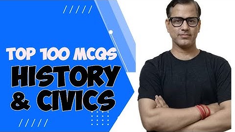 MCQ on History ICSE Class 10 | Top 100 MCQs on History & Civics Class 10 ICSE | @sirtarunrupani