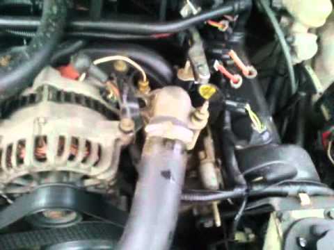 4.6 thermostat replacement - YouTube 2v 4 6l mustang engine diagram 