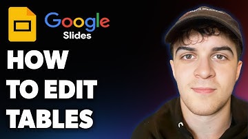 How to Edit Tables - Google Slides (quick Tip) (Full 2025 Guide)