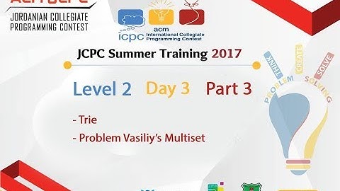 JCPC Training 2017 - Level 2 - Day 3 - Part 3 - Mohammed Abu Aboud: Trie