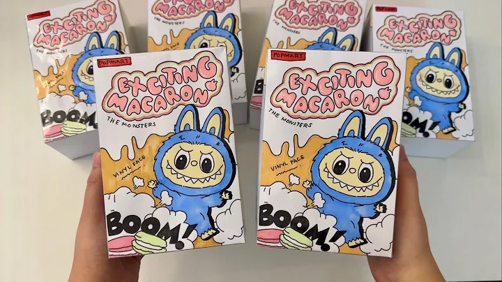 [💸paper diy💸] DIY LABUBU BLIND BOXES unboxing! | Exciting Macaron blind box | asmr