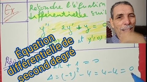 Résolution des équations  différentielles de second degré avec conditions initiales ; exemples
