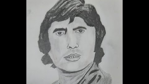SKETCH OF LEGENDARY ACTOR MR. AMITABH BACHCHAN IN HINDI ( PART - 2 )