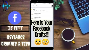 How To Find Drafts On Facebook App Android | Easy Bangla Tutorial
