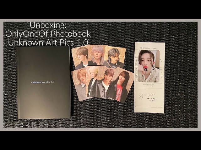 [ Unboxing] OnlyOneOf Photobook 'Unknown Art Pics 0.1' - YouTube