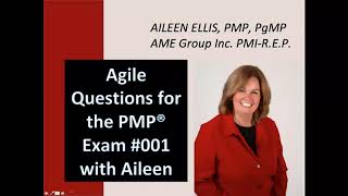 Agile Questions for the PMP Exam with Aileen 001
