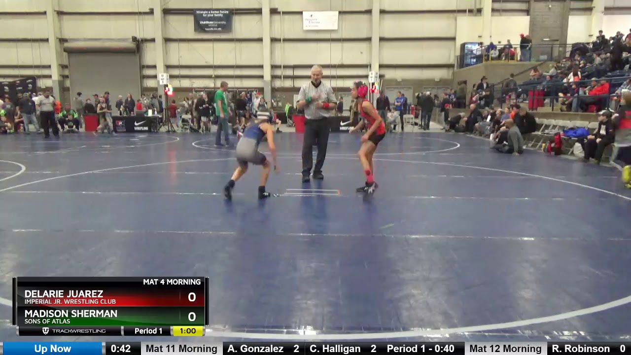 12U Girls 85 Nevaeh Grunhuvd Lil Copperhead Wrestling Club Vs Matilda ...