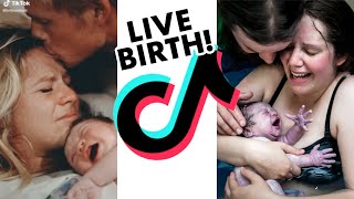 LIVE Birth Pregnancy TikTok Compilation you MUST WATCH Home Birth &amp; PREGNANCY Tik Tok!