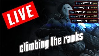 CSGO - LIVESTREAM climbing the ranks!