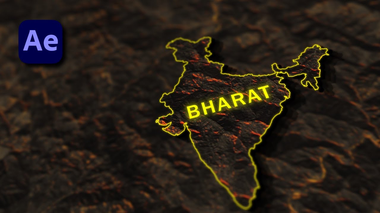3d Map Animation After Effects | VOX Map Animation [HINDI]