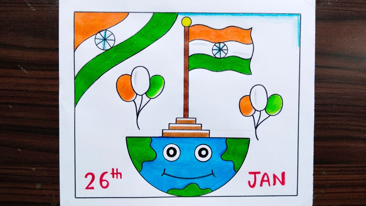 Easy Republic Day Drawing Republic Day Poster Drawing 26 January easy-republic-day-drawing-republic-day-poster-drawing-26-january