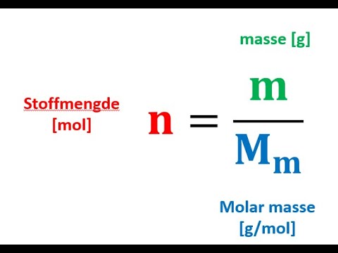 Mol, masse og molar masse - YouTube