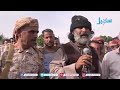 محافظ الجوف امين العكيمي معلقا على استشهاد نجله في المعارك مع الحوثيين