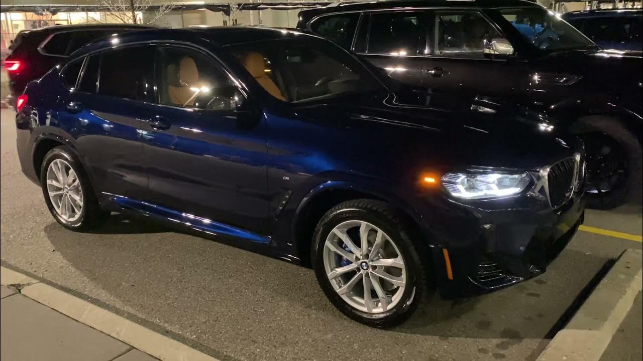 2022 BMW X4 M40i Tanzanite Blue with Winter Set - YouTube
