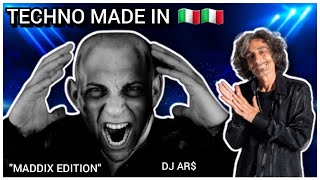 TECHNO MADE IN ITALY - MADDIX EDITION (Maddix, Franchino, Bruno Power) [Mashup by DJ AR$]