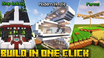 Build Any Structure In "Just One Click" For Minecraft Pe | Dante Gaming