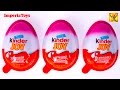 Kinder Joy Surprise Eggs - Kinder Surprise Unboxing by girl